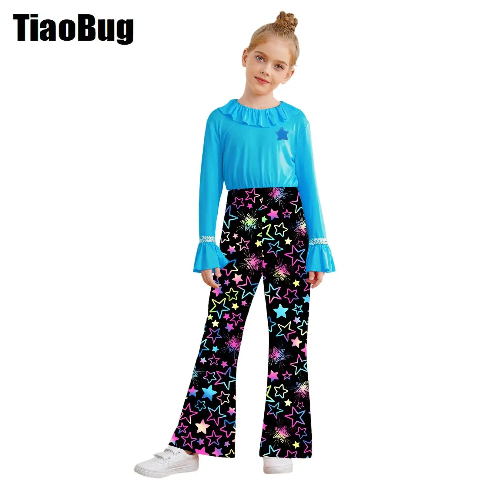Kids Girls Cute Printed Dance Jumpsuits Casual Ruffles Round Neck Long Sleeve Elastic Waist Rompers
Kids Girls Cute Printed Dance Jumpsuits Casual Ruffles Round Neck Long Sleeve Elastic Waist Rompers