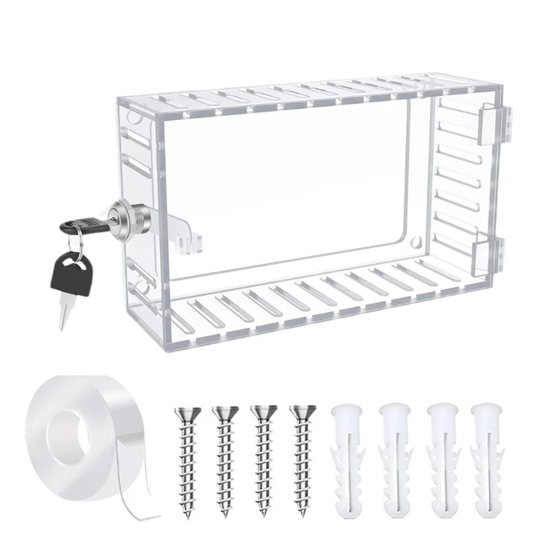 Lockable Thermostat Lock Box Cover Thermostat Lock Box with Key Clear Thermostat Guard with Lock Easy to Install Dropship
Lockable Thermostat Lock Box Cover Thermostat Lock Box with Key Clear Thermostat Guard with Lock Easy to Install Dropship
