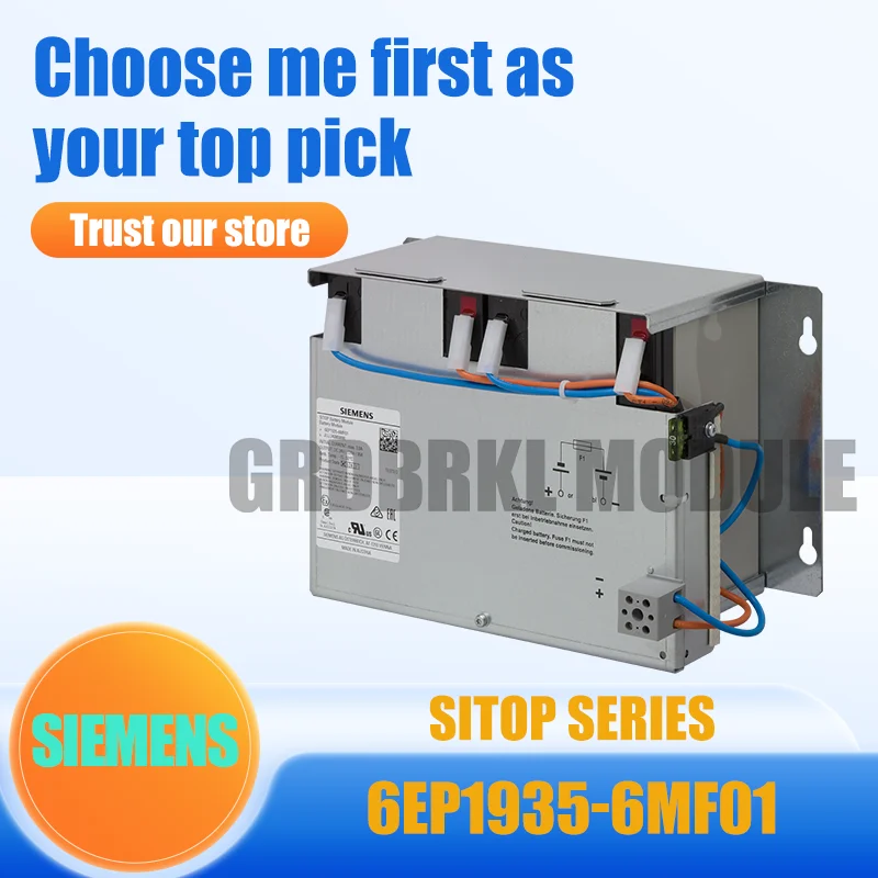 Brand New SIEMENS 6EP1935-6MF01 Power Supply 24 V/12 Ah
Brand New SIEMENS 6EP1935-6MF01 Power Supply 24 V/12 Ah