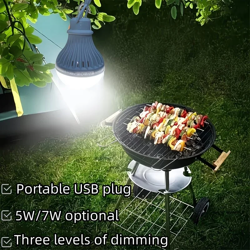 5V Led Camp Light Usb Emergency Bulb 3 Color Dimmable Hanging Tent Lamp for Work BBQ Fishing Repair Out Door Camping Equipment
5V Led Camp Light Usb Emergency Bulb 3 Color Dimmable Hanging Tent Lamp for Work BBQ Fishing Repair Out Door Camping Equipment