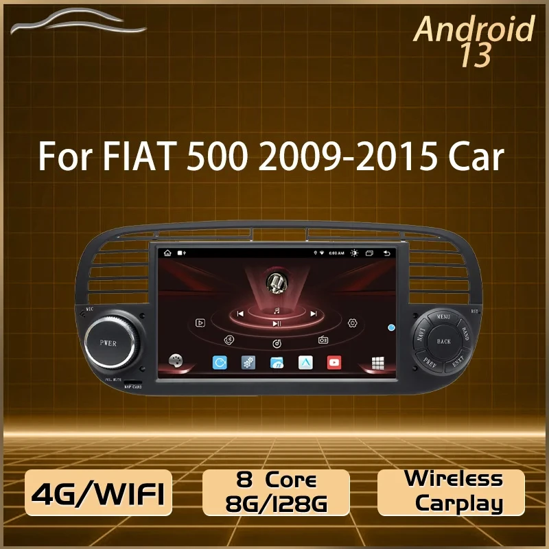 For FIAT 500 2009-2015 Carplay Car Multimedia Android 13 Auto Radio Player GPS Navigation Head Unit Stereo Player 4G SIM
For FIAT 500 2009-2015 Carplay Car Multimedia Android 13 Auto Radio Player GPS Navigation Head Unit Stereo Player 4G SIM