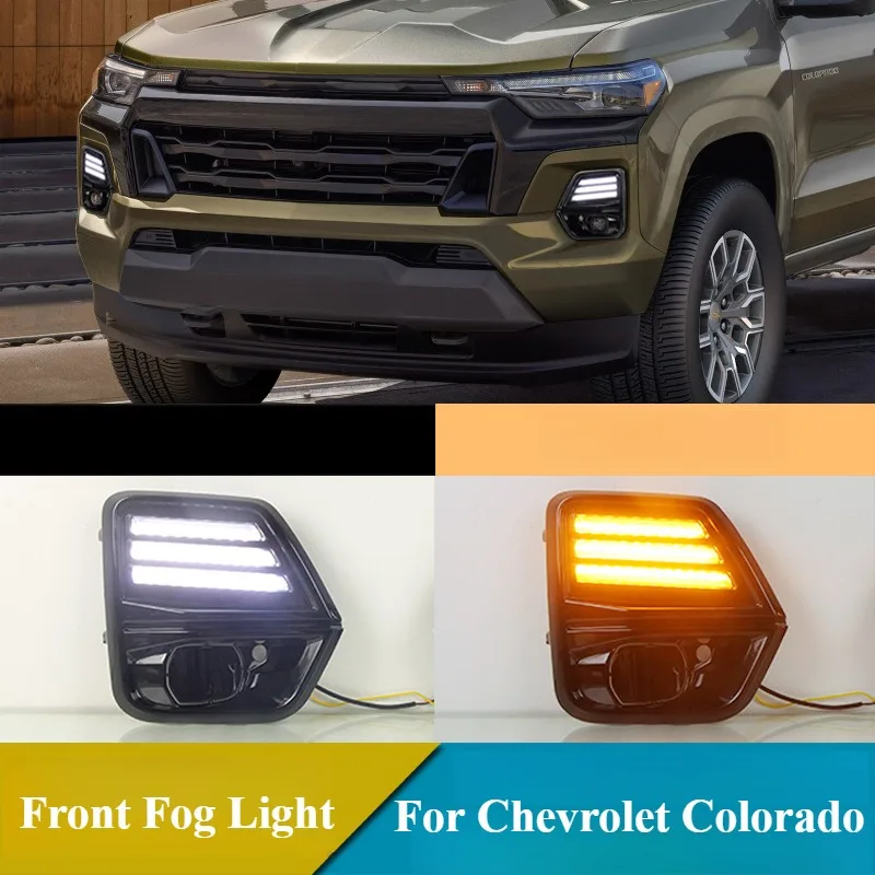 2 шт./компл. светодиодные дневные ходовые огни для Chevrolet Colorado 2023 2024 динамический указатель поворота DRL12V автомобильные дневные фары передние противотуманные фары
2 шт./компл. светодиодные дневные ходовые огни для Chevrolet Colorado 2023 2024 динамический указатель поворота DRL12V автомобильные дневные фары передние противотуманные фары