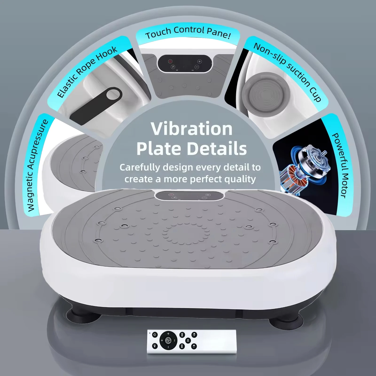Portable Weight Loss Muscle Toning Fitness Strength Training Power Vibration Platform Machine Speed Levels
Portable Weight Loss Muscle Toning Fitness Strength Training Power Vibration Platform Machine Speed Levels