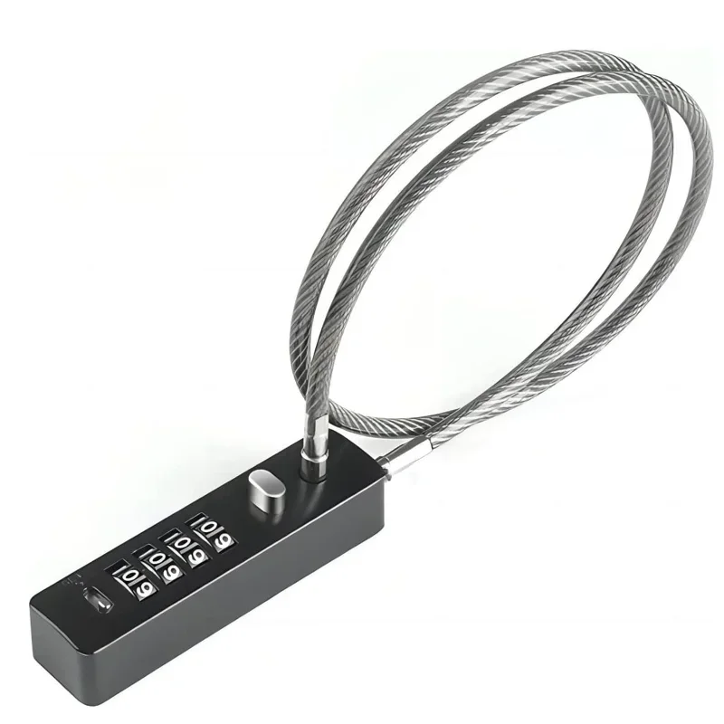 4 Digit Combination Reset Code Cable Lock Soft Long Wire Anti Theft Lock for Bike Locker Cabinet Door Furniture Padlock
4 Digit Combination Reset Code Cable Lock Soft Long Wire Anti Theft Lock for Bike Locker Cabinet Door Furniture Padlock