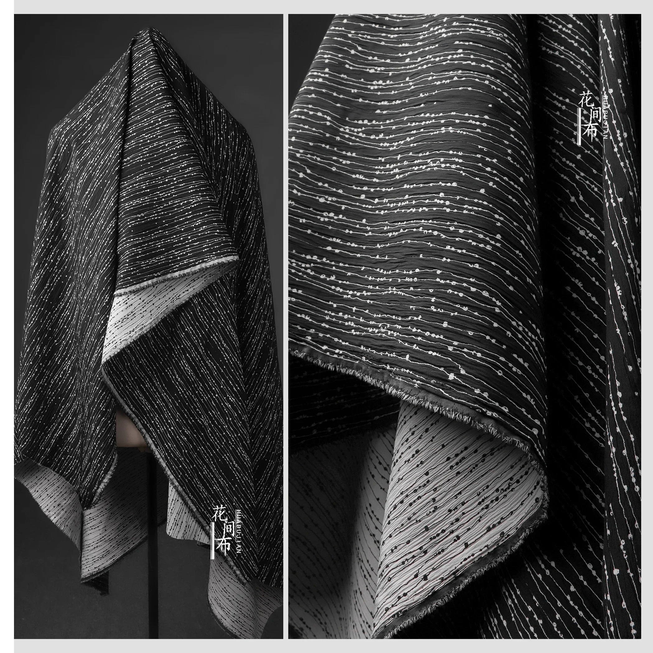 Черная точка Линия Микро измельченная жаккардовая ткань Полосатая полуюбка Куртка Платье Одежда Дизайнер Швейный материал Оптовая ткань
Черная точка Линия Микро измельченная жаккардовая ткань Полосатая полуюбка Куртка Платье Одежда Дизайнер Швейный материал Оптовая ткань