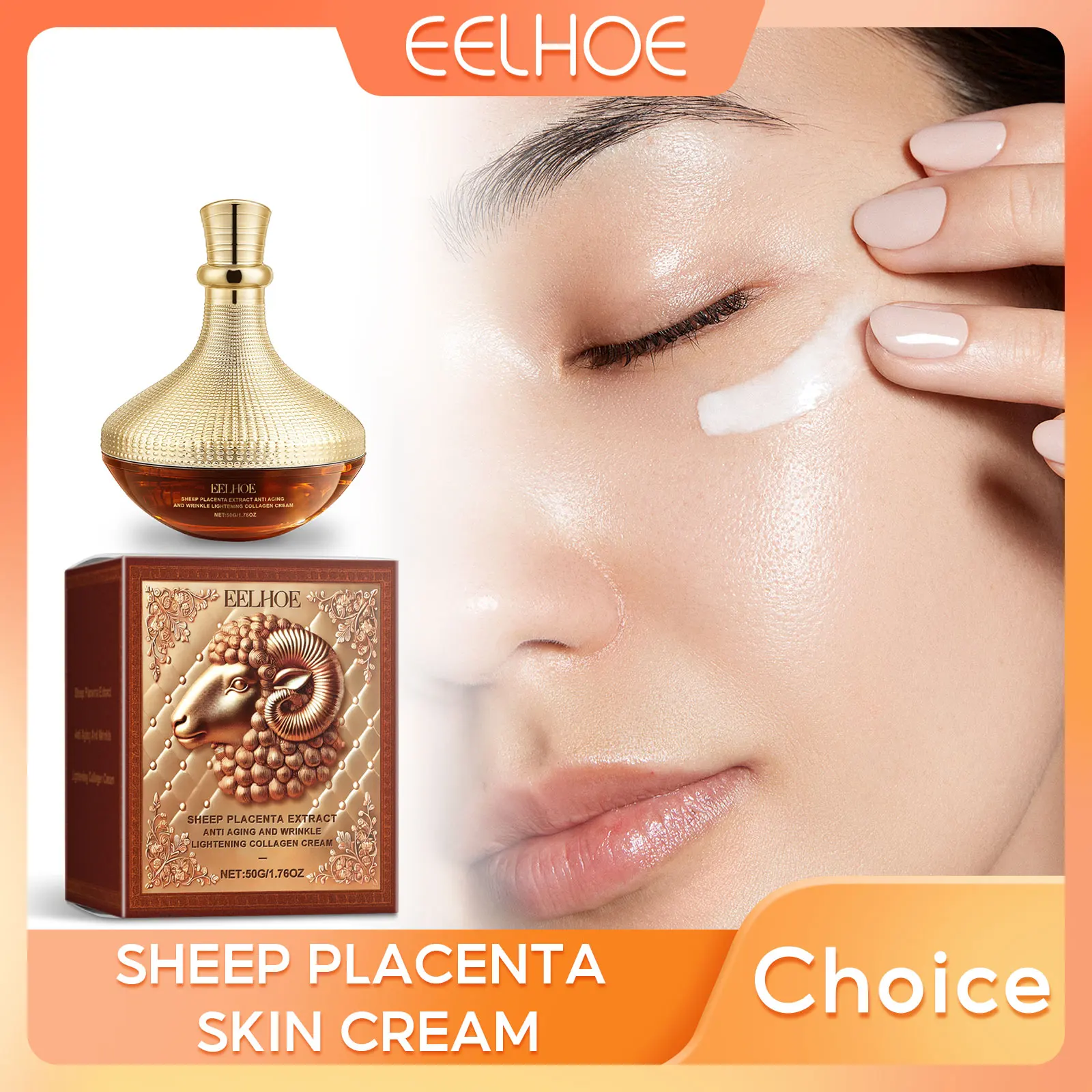 Sheep Placenta Skin Cream Facial Brighten Repair Facial Care Lift Tightening Fine Lines Repair Barrier Nourishing Dry Skin Cream
Sheep Placenta Skin Cream Facial Brighten Repair Facial Care Lift Tightening Fine Lines Repair Barrier Nourishing Dry Skin Cream