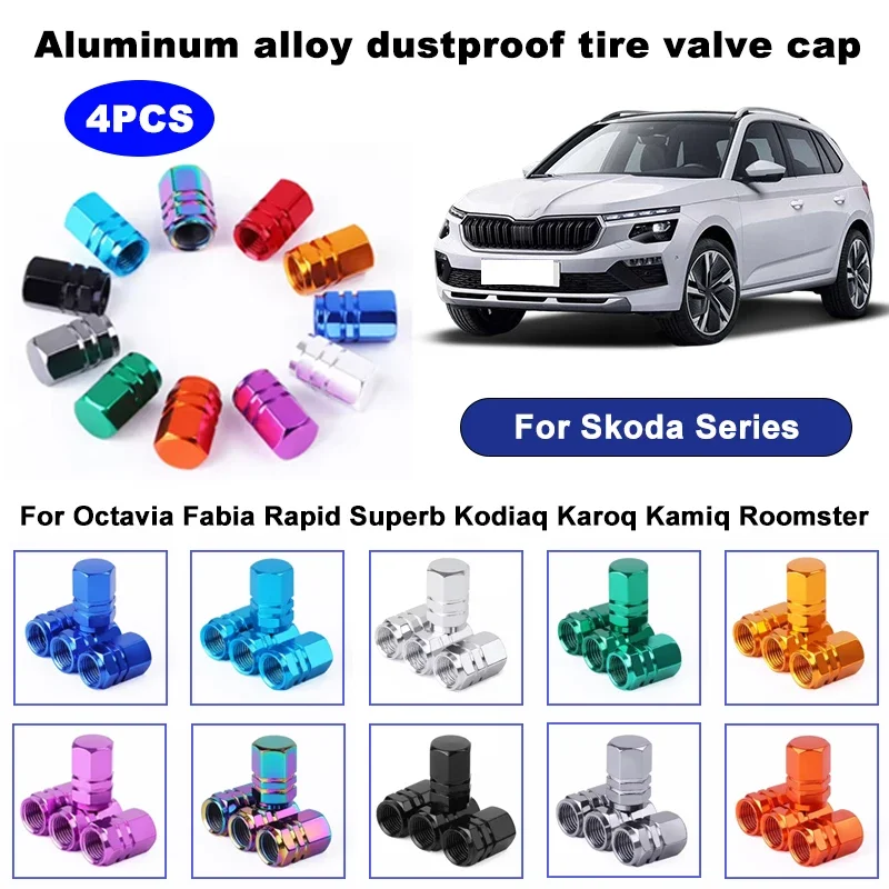 4PCS aluminum alloy car tire valve stem cap tire wheel rim valve cover dustproof and waterproof For Skoda Series car accessory
4PCS aluminum alloy car tire valve stem cap tire wheel rim valve cover dustproof and waterproof For Skoda Series car accessory