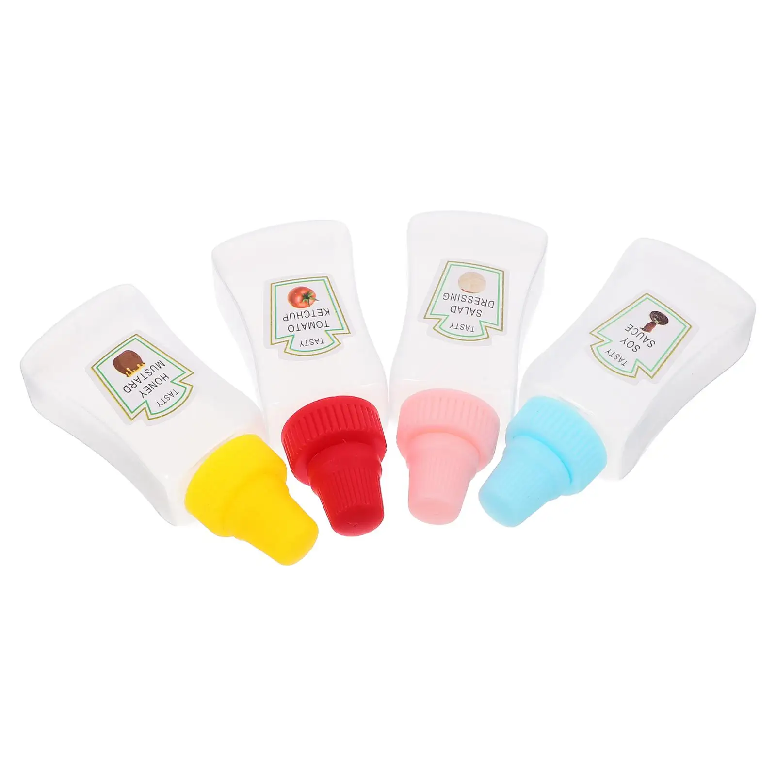 4pcs Mini Ketchup Sauce Squeeze Bottles Portable Condiment Jars Ceramic Sugar Jar FruitSpoons Bento Containers PP Child Friendly
4pcs Mini Ketchup Sauce Squeeze Bottles Portable Condiment Jars Ceramic Sugar Jar FruitSpoons Bento Containers PP Child Friendly