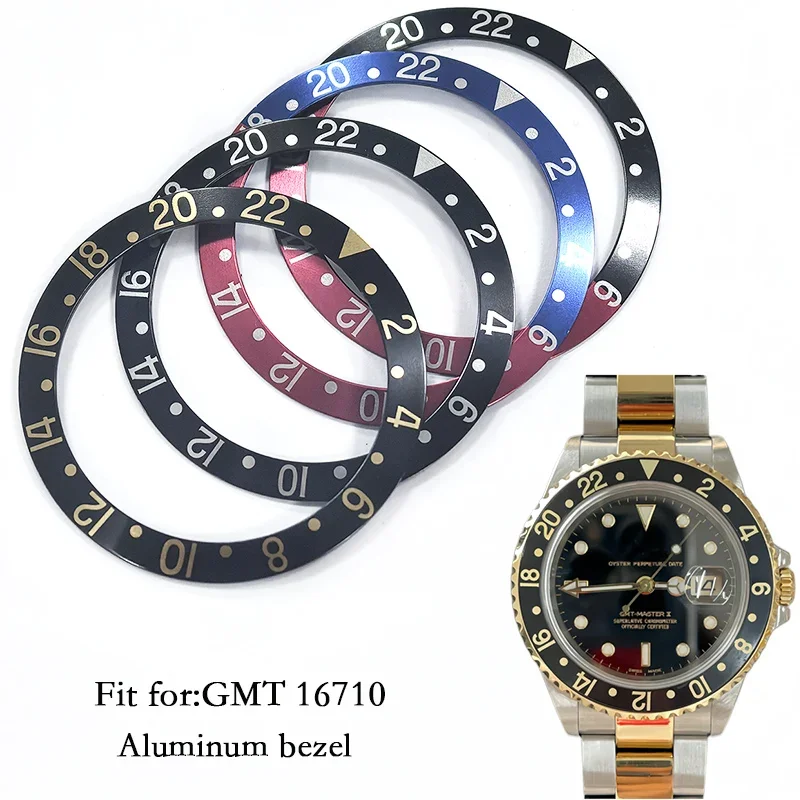 37.6*30.6mm Modified Adhesive Bezel Fit for GMT 16710,Aluminum Bezel Watch Parts
37.6*30.6mm Modified Adhesive Bezel Fit for GMT 16710,Aluminum Bezel Watch Parts