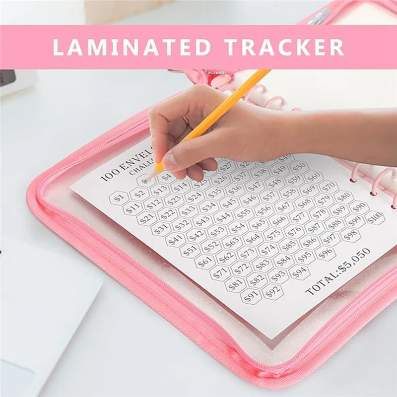 100 Envelope Challenge Binder Savings Binder For Save 5050 With Cash Envelopes For Budget Planning With Zipper Cover
100 Envelope Challenge Binder Savings Binder For Save 5050 With Cash Envelopes For Budget Planning With Zipper Cover