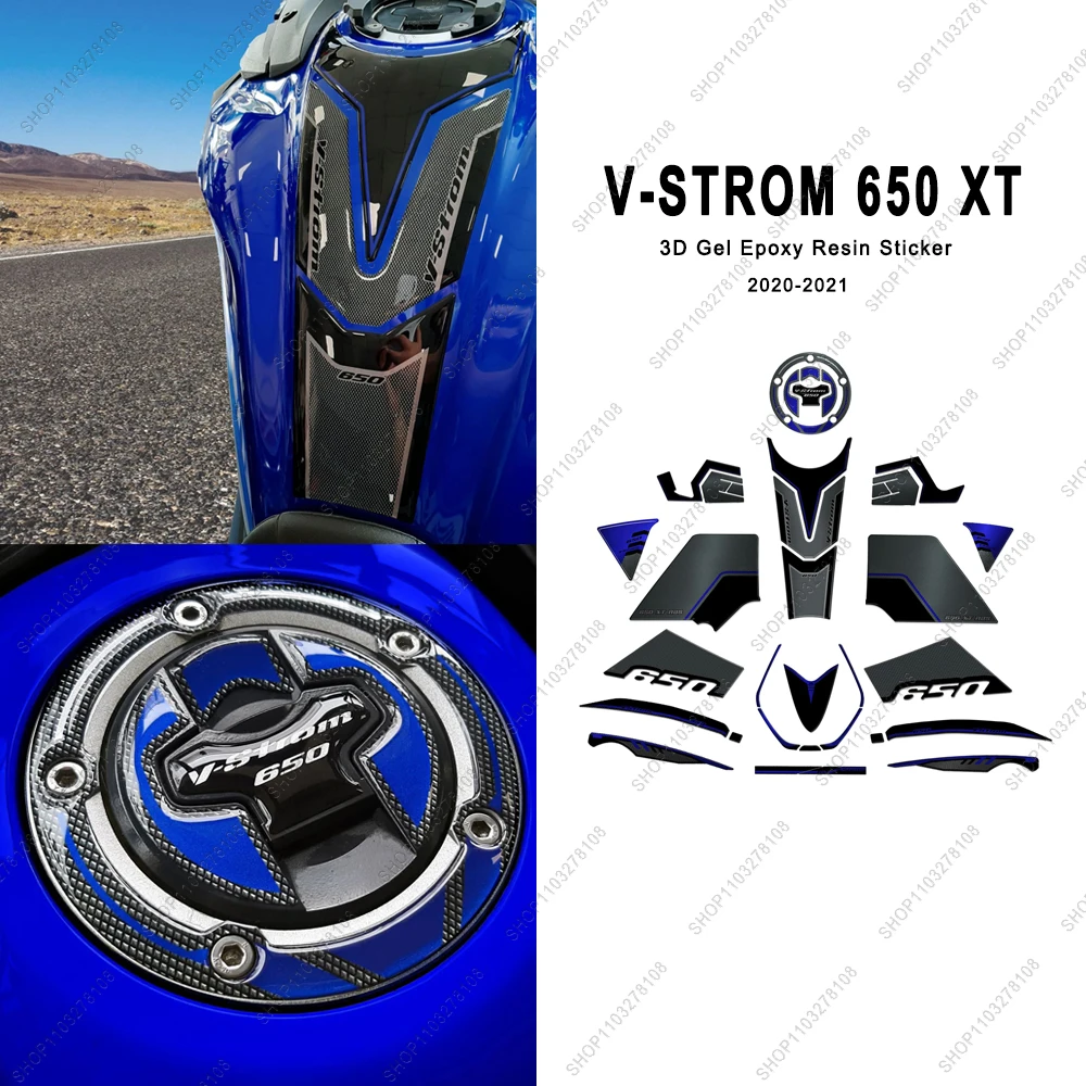 Motorcycle Accessories 3D Epoxy Resin Sticker Fuel Tank Pad Protective Kit Decal Waterproof for Suzuki V-Strom 650 XT 2020 2022
Motorcycle Accessories 3D Epoxy Resin Sticker Fuel Tank Pad Protective Kit Decal Waterproof for Suzuki V-Strom 650 XT 2020 2022