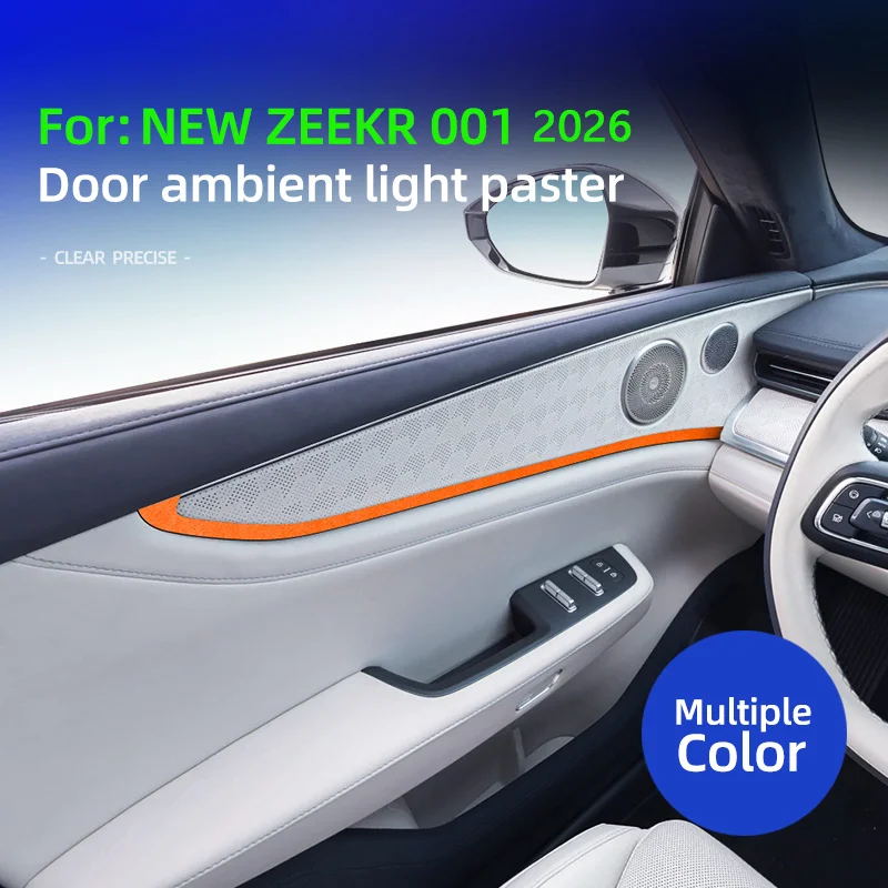 For ZEEKR 001 2026 001Max 001 Ultra Italian Suede Overlays Interior On car Door LED Lights With Ambient Light Decorative Strips
For ZEEKR 001 2026 001Max 001 Ultra Italian Suede Overlays Interior On car Door LED Lights With Ambient Light Decorative Strips