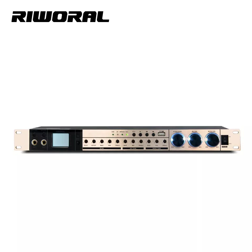 FX9 Plus BT LCD KTV Karaoke Player Reverb Echo Sound Mixer Effects Audio Processor
FX9 Plus BT LCD KTV Karaoke Player Reverb Echo Sound Mixer Effects Audio Processor