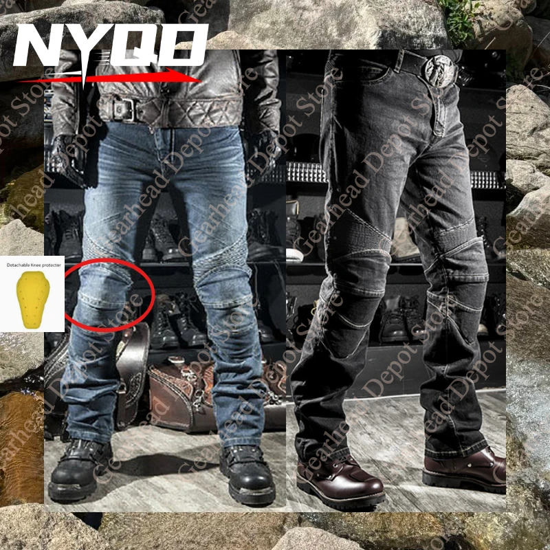 Motorcycle Riding Touring MotoJeans Men's Outdoor Protective Knee Hip Pads Motocross Racing Pants Motorbike Cycling MenTrousers
Motorcycle Riding Touring MotoJeans Men's Outdoor Protective Knee Hip Pads Motocross Racing Pants Motorbike Cycling MenTrousers