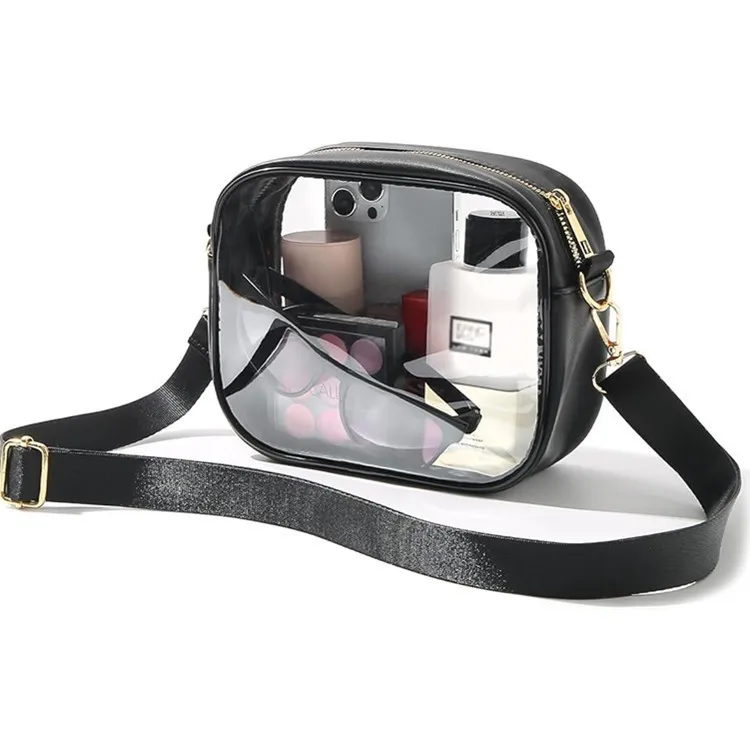 Detachable Strap Clear Crossbody Bag Waterproof Transparent Shoulder Bag for Women/Men, Travel & Daily Use Adjustable Strap
Detachable Strap Clear Crossbody Bag Waterproof Transparent Shoulder Bag for Women/Men, Travel & Daily Use Adjustable Strap