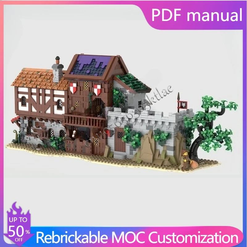 2183 шт. MOC средневековый замок на заказ модель-головоломка средневековая уличная техническая сборка DIY набор игрушек для ребенка подарок на день рождения и праздник
2183 шт. MOC средневековый замок на заказ модель-головоломка средневековая уличная техническая сборка DIY набор игрушек для ребенка подарок на день рождения и праздник