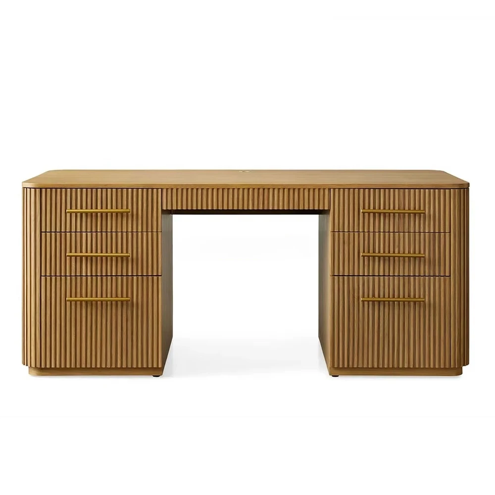 *French Solid Wood Modern Durable Executive Desk for Home Use Office Furniture Set Manager Desk
*French Solid Wood Modern Durable Executive Desk for Home Use Office Furniture Set Manager Desk
