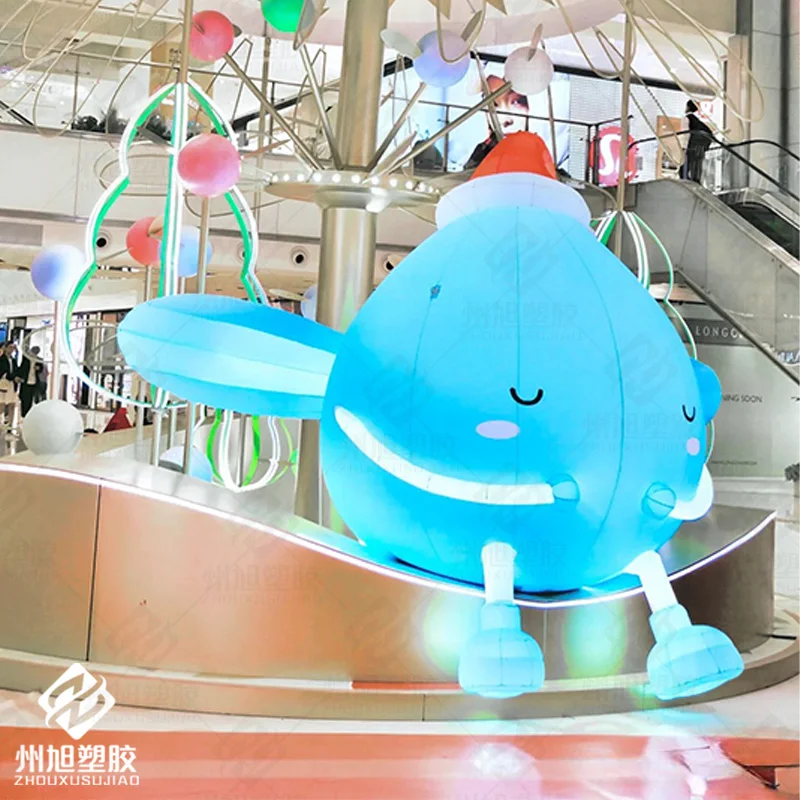 Giant inflatable cartoon water drop with white LED lights air model water drop doll mall outdoor decoration advertisement
Giant inflatable cartoon water drop with white LED lights air model water drop doll mall outdoor decoration advertisement