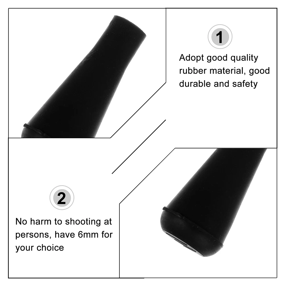 10 Pcs Arrowheads Rubber Durable Safe Target Practice Archery Wooden Fiberglass Carbon Bamboo Shaft Hunting Equipment
10 Pcs Arrowheads Rubber Durable Safe Target Practice Archery Wooden Fiberglass Carbon Bamboo Shaft Hunting Equipment