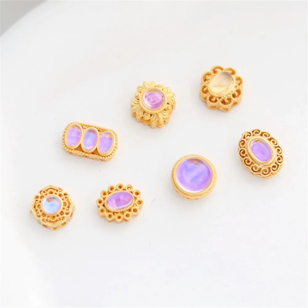 1pcs 18K Gold-clad with Moonlight Zircon Bead, Flat Bead, Through DIY, Bracelet and Necklace Accessories
1pcs 18K Gold-clad with Moonlight Zircon Bead, Flat Bead, Through DIY, Bracelet and Necklace Accessories