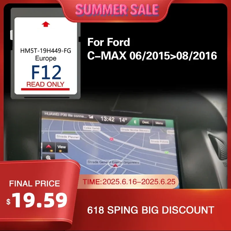 Для Ford C-MAX 06/2015-08/2016 Sync2 Navi SD Card F11 64 Гб Хорватия карта Великобритании
Для Ford C-MAX 06/2015-08/2016 Sync2 Navi SD Card F11 64 Гб Хорватия карта Великобритании