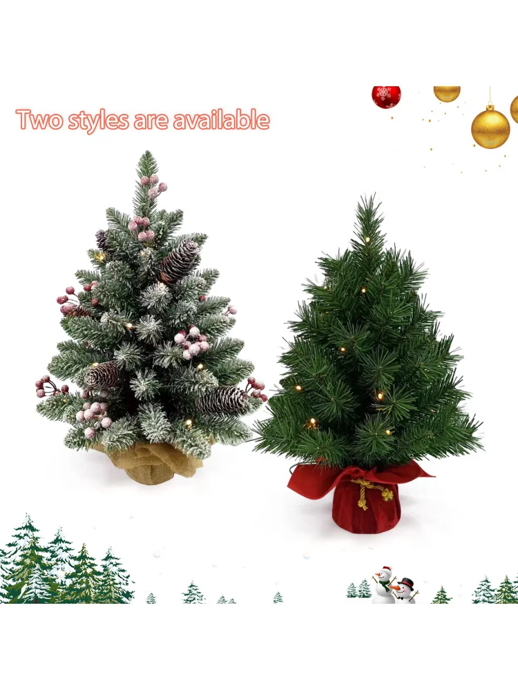 20 Inch Small Christmas Tree Tabletop Decor with Warm White LED Light String Red Fruit Plastic Pine Cone Burlap Base Christmas
20 Inch Small Christmas Tree Tabletop Decor with Warm White LED Light String Red Fruit Plastic Pine Cone Burlap Base Christmas