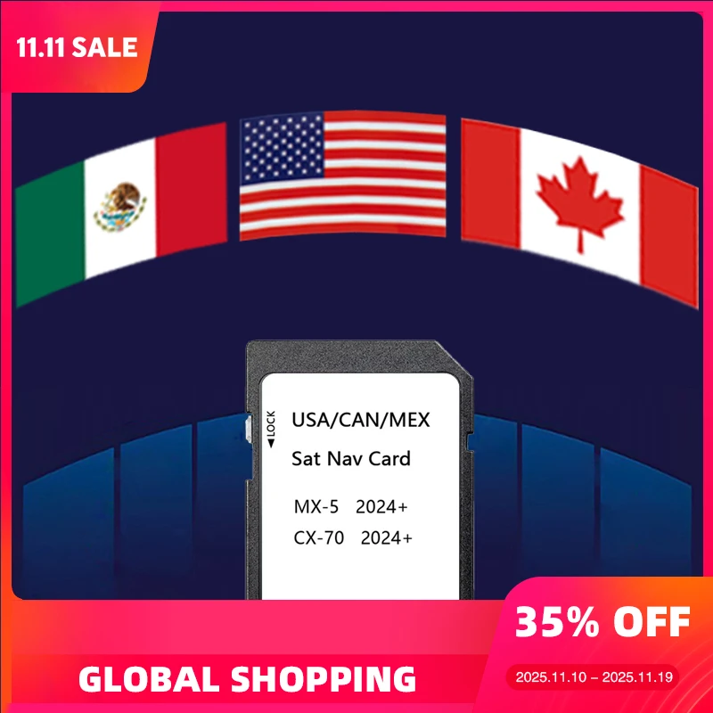 16GB Connect 1 system Navigation SD Card Upgrade USA / Canada / Mexico maps Accessories for Mazda CX70 MX5 Vehicle 2024+ GPS
16GB Connect 1 system Navigation SD Card Upgrade USA / Canada / Mexico maps Accessories for Mazda CX70 MX5 Vehicle 2024+ GPS