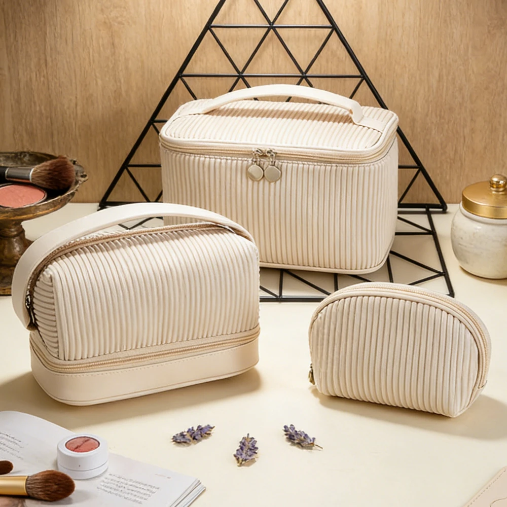 New 3PCS Makeup Bag Set for Women – Lightweight PU Leather Travel Cosmetic Organizer, Fashion Portable Vanity Pouch Kit
New 3PCS Makeup Bag Set for Women – Lightweight PU Leather Travel Cosmetic Organizer, Fashion Portable Vanity Pouch Kit