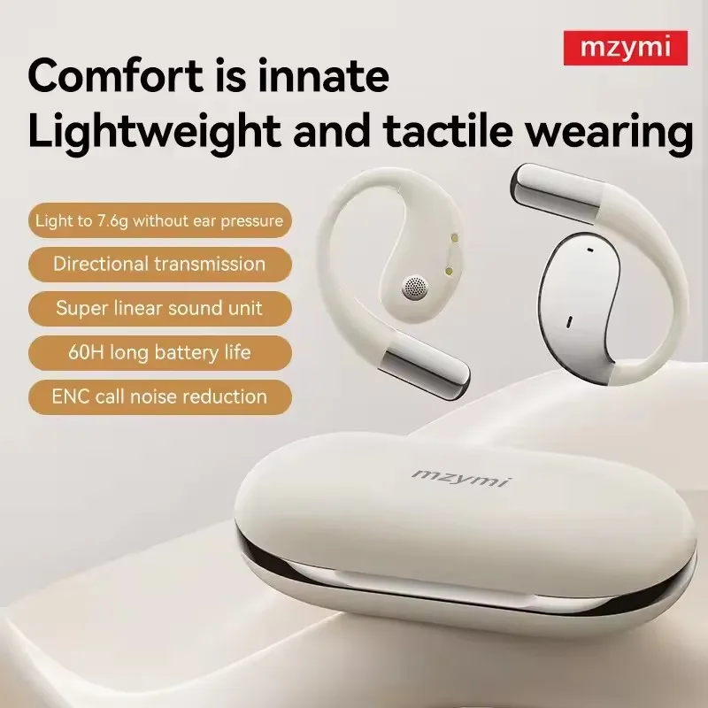 mzymi Q39 Wireless Earhook Earphone Bluetooth5.4 ENC Call Noise Reduction Headphone LED Digital Display Headset for Android IOS
mzymi Q39 Wireless Earhook Earphone Bluetooth5.4 ENC Call Noise Reduction Headphone LED Digital Display Headset for Android IOS