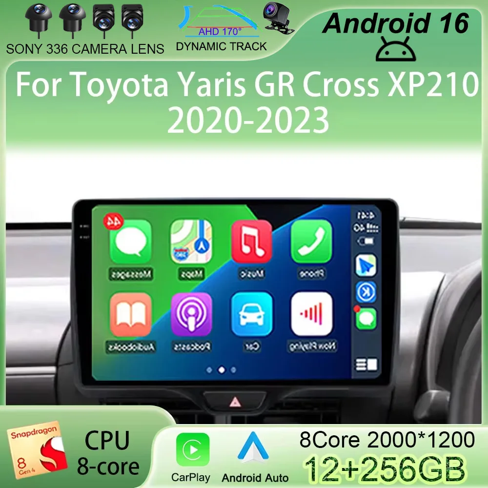 Автомагнитола Android 16 с 8-ядерным процессором, GPS, CarPlay, 4G SIM, Wi-Fi для Toyota Yaris GR Cross XP210 2020-2023
Автомагнитола Android 16 с 8-ядерным процессором, GPS, CarPlay, 4G SIM, Wi-Fi для Toyota Yaris GR Cross XP210 2020-2023