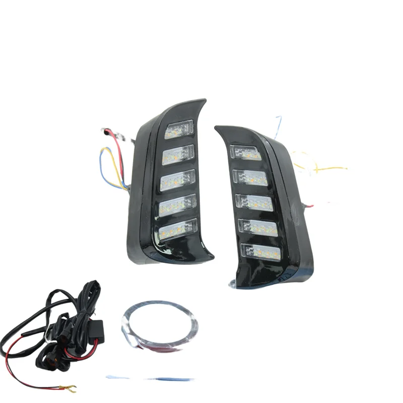 New Arrival Three-Color Streamer LED Daytime Running Lights Fog Lights Turn Signals Replacement Parts Accessories Fit For Honda
New Arrival Three-Color Streamer LED Daytime Running Lights Fog Lights Turn Signals Replacement Parts Accessories Fit For Honda