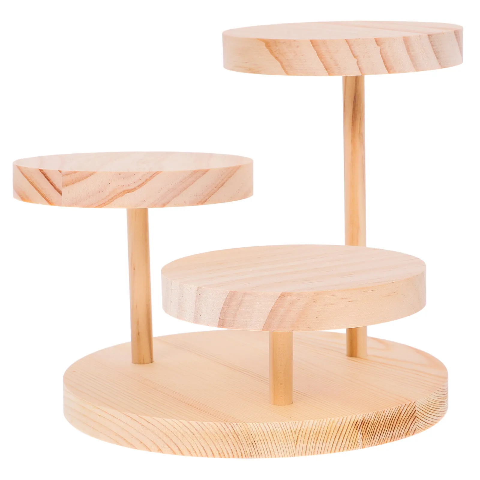 Natural Wood Three-Layer Jewelry Display Stand Tiered Organizer for Bracelets Earrings Display Wood Stand Wooden Shelf Stand,
Natural Wood Three-Layer Jewelry Display Stand Tiered Organizer for Bracelets Earrings Display Wood Stand Wooden Shelf Stand,