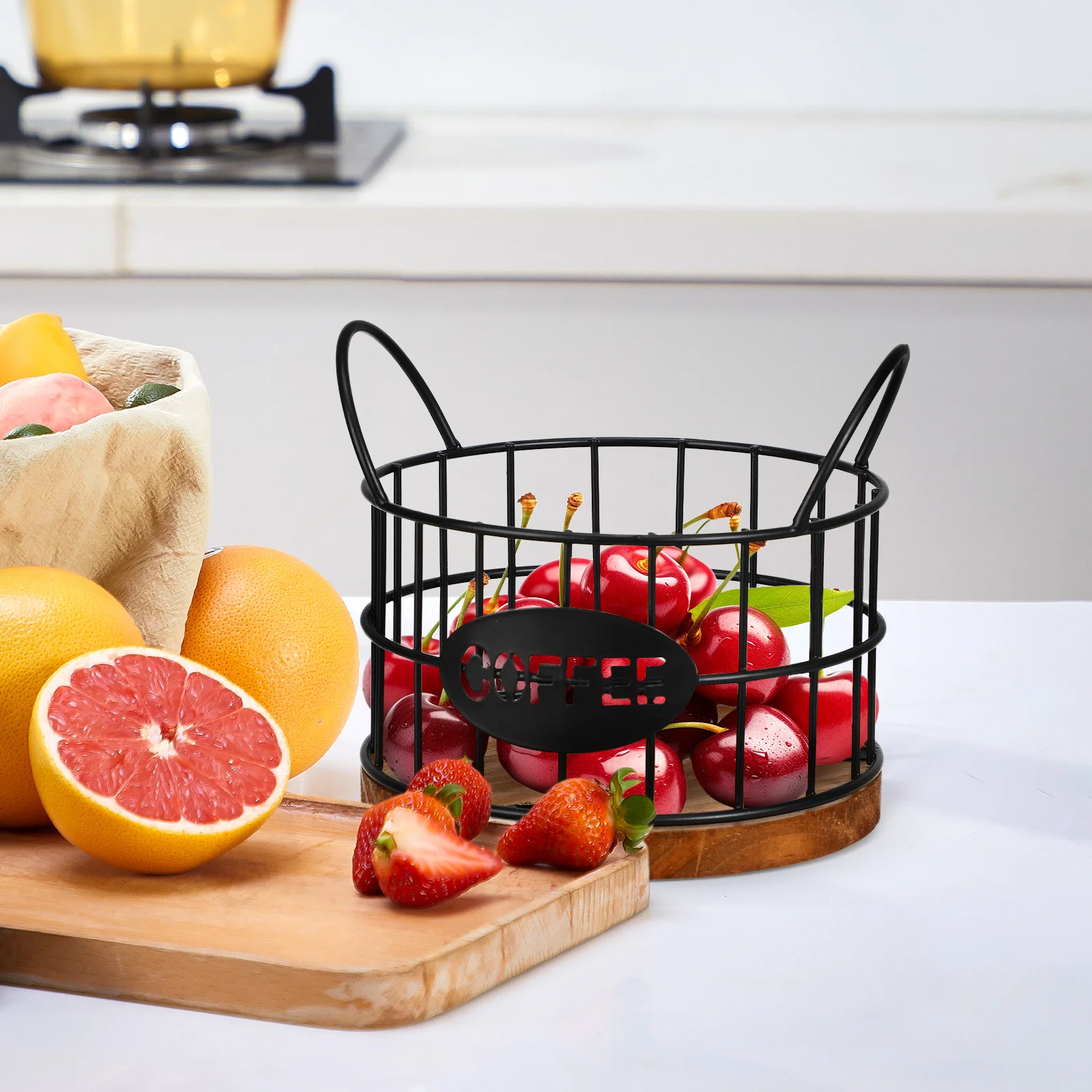 Coffee Capsule Storage Basket Container Organizer Holder Wire Kitchen Fruit Snack Tea Bag Multipurpose Countertop
Coffee Capsule Storage Basket Container Organizer Holder Wire Kitchen Fruit Snack Tea Bag Multipurpose Countertop