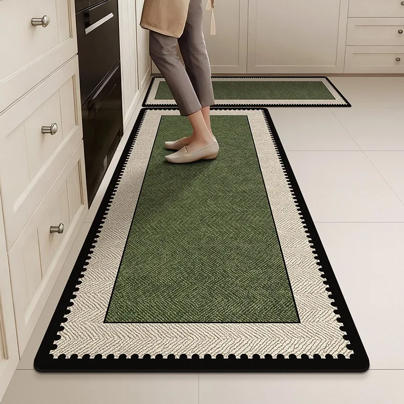 Modern Minimalist PVC Leather Kitchen Floor Mat Waterproof Oil-proof Stain-resistant Carpet Soft Washable Easy Clean Rug Tapis
Modern Minimalist PVC Leather Kitchen Floor Mat Waterproof Oil-proof Stain-resistant Carpet Soft Washable Easy Clean Rug Tapis