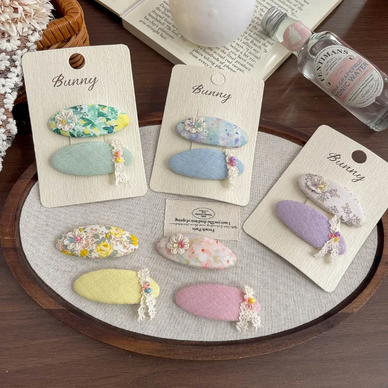 Premium Floral Print Ellipse BB Lace Hair Clips for Back Head Fringe Barrettes Very Soft Non Slip Daily Use Elegant Spring
Premium Floral Print Ellipse BB Lace Hair Clips for Back Head Fringe Barrettes Very Soft Non Slip Daily Use Elegant Spring