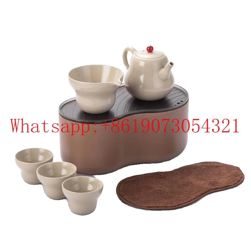 Портативный дорожный чайный сервиз с чайником, три чашки на человека, высококачественный уличный чайный пивовар, набор чайных чашек
Портативный дорожный чайный сервиз с чайником, три чашки на человека, высококачественный уличный чайный пивовар, набор чайных чашек