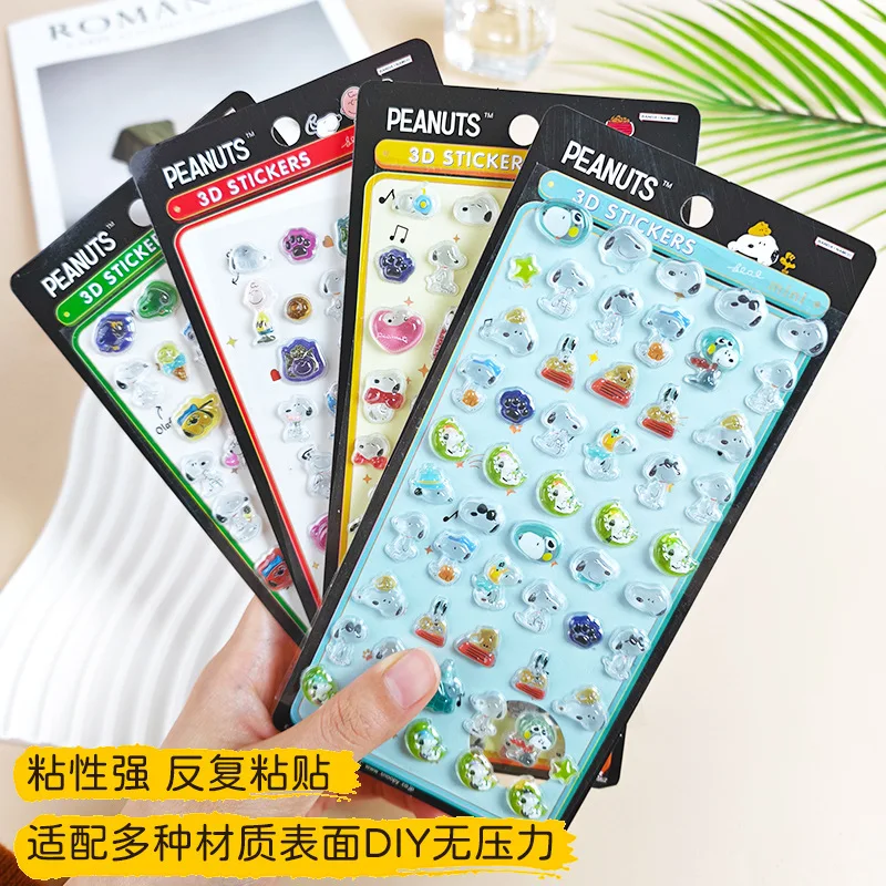 10pcs New Kawaii Snoopy 3D laser embossed water drop sticker cartoon decorative sticker office stationery DIY
10pcs New Kawaii Snoopy 3D laser embossed water drop sticker cartoon decorative sticker office stationery DIY