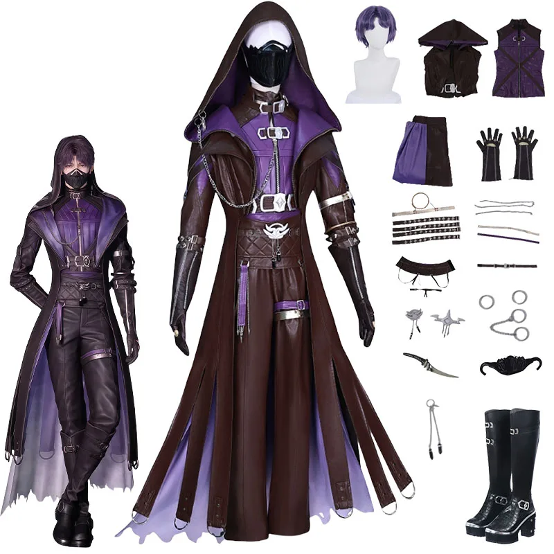 Game Love and Deepspace Rafayel Cosplay Costume Night Mist Daily Outfits Half Face Masks Wigs Halloween Party Cosplay Suits
Game Love and Deepspace Rafayel Cosplay Costume Night Mist Daily Outfits Half Face Masks Wigs Halloween Party Cosplay Suits