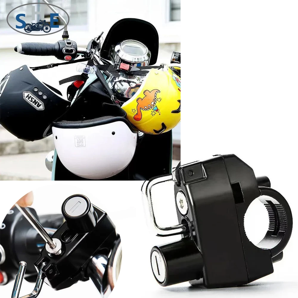 Universal Motorcycles Helmet Lock Anti-Theft Helmet Lock Handlebar Mount Motorcycle Electric Motorbike Security Lock Accessories
Universal Motorcycles Helmet Lock Anti-Theft Helmet Lock Handlebar Mount Motorcycle Electric Motorbike Security Lock Accessories