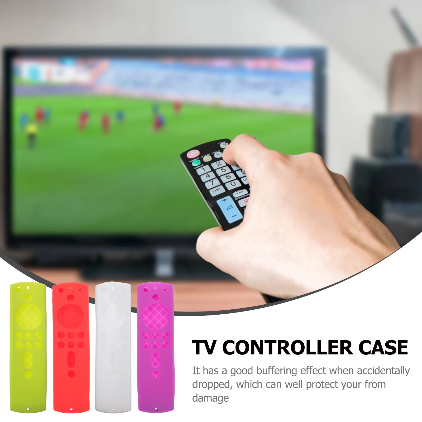 4PCS Remote Control Case for Fire Stick 4K 59 Inch Shockproof Silicone Cover Anti Dirt Washable Long Use Remote Accessories
4PCS Remote Control Case for Fire Stick 4K 59 Inch Shockproof Silicone Cover Anti Dirt Washable Long Use Remote Accessories