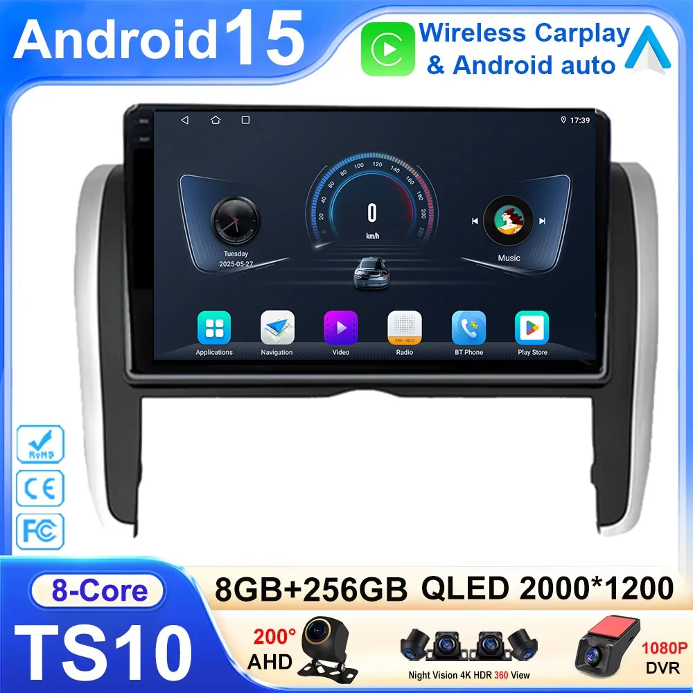 Car Android 15 For Toyota Allion T260 2007 - 2020 Head Unit Multimedia RHD Dash Cam Carplay Auto High-performance 7862 QLED BT
Car Android 15 For Toyota Allion T260 2007 - 2020 Head Unit Multimedia RHD Dash Cam Carplay Auto High-performance 7862 QLED BT