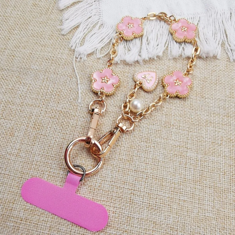 Universal Flower Mobile Phone Strap Pendant Metal Chain Cell Phone Chain Anti Loss Handheld Mobile Phone Lanyard Women/Lady/Girl
Universal Flower Mobile Phone Strap Pendant Metal Chain Cell Phone Chain Anti Loss Handheld Mobile Phone Lanyard Women/Lady/Girl