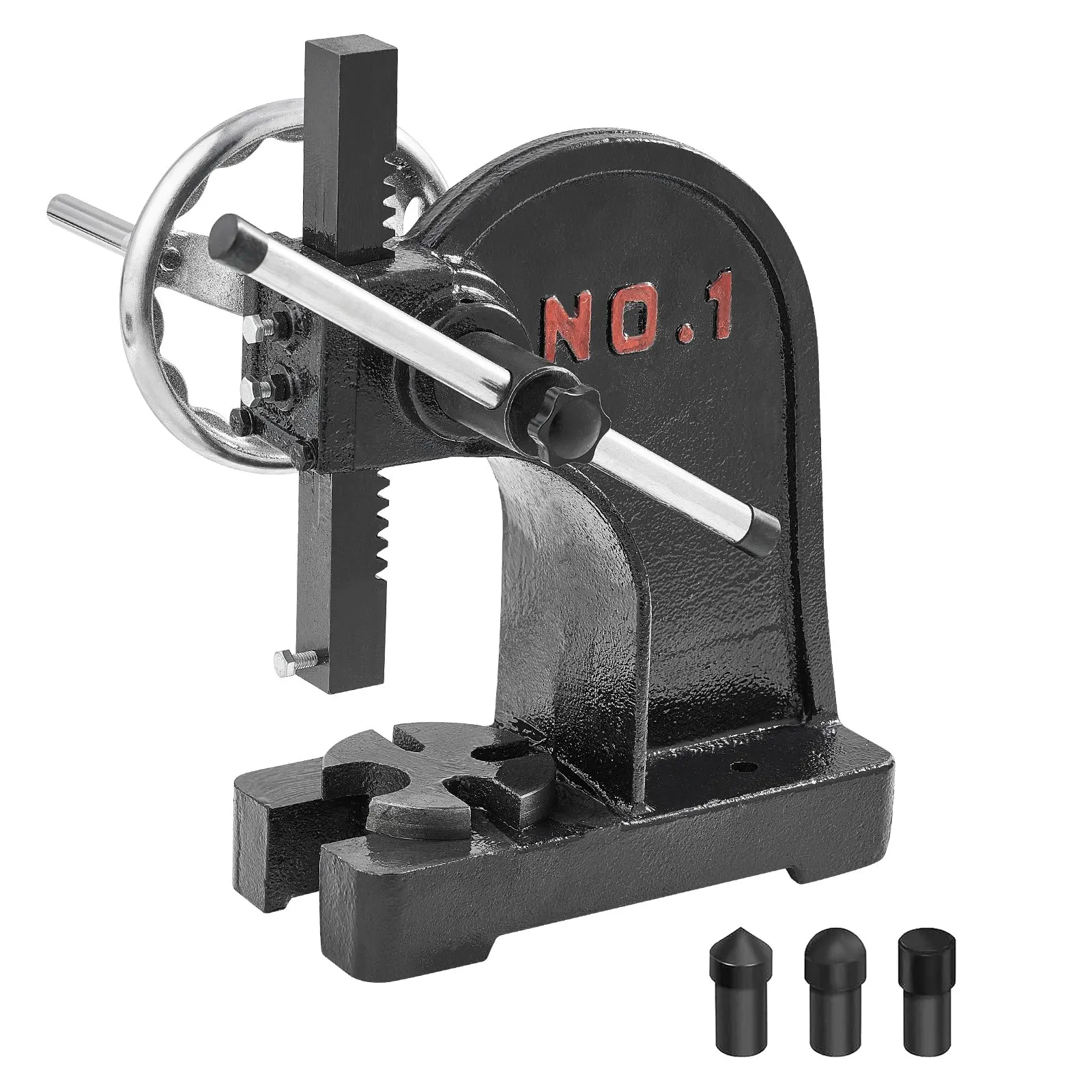 Arbor Press, 1 Ton Manual Arbor Press With Handwheel, 5.9" Maximum Height, Cast Iron Heavy-duty Manual Desktop Arbor Press,
Arbor Press, 1 Ton Manual Arbor Press With Handwheel, 5.9" Maximum Height, Cast Iron Heavy-duty Manual Desktop Arbor Press,