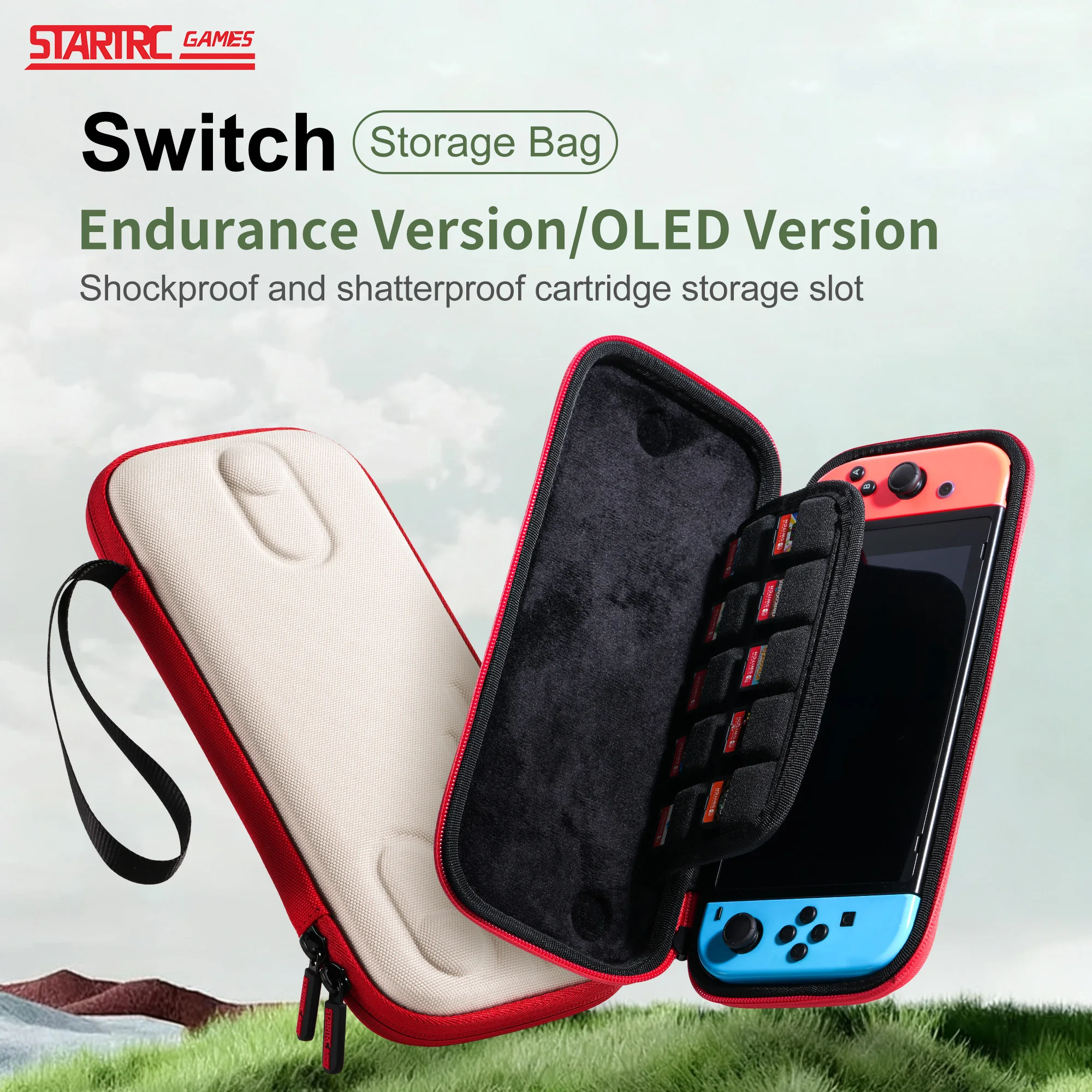Нейлоновый чехол для переноски Nintendo Switch/Switch OLED, защитный кейс для игровой консоли Lite с 10 слотами для игровых картриджей, дорожный чехол
Нейлоновый чехол для переноски Nintendo Switch/Switch OLED, защитный кейс для игровой консоли Lite с 10 слотами для игровых картриджей, дорожный чехол