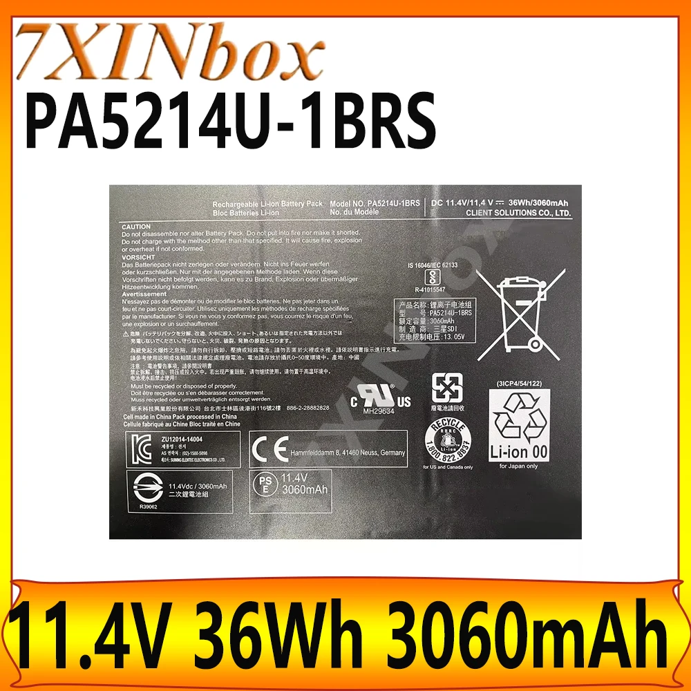 7XINbox PA5214U-1BRS PA5214U 11.4V 36Wh Laptop Battery For Toshiba Portege Z20T-C/B WT20-B-106 Z20T-C-11N Z20T-B-10E Series
7XINbox PA5214U-1BRS PA5214U 11.4V 36Wh Laptop Battery For Toshiba Portege Z20T-C/B WT20-B-106 Z20T-C-11N Z20T-B-10E Series
