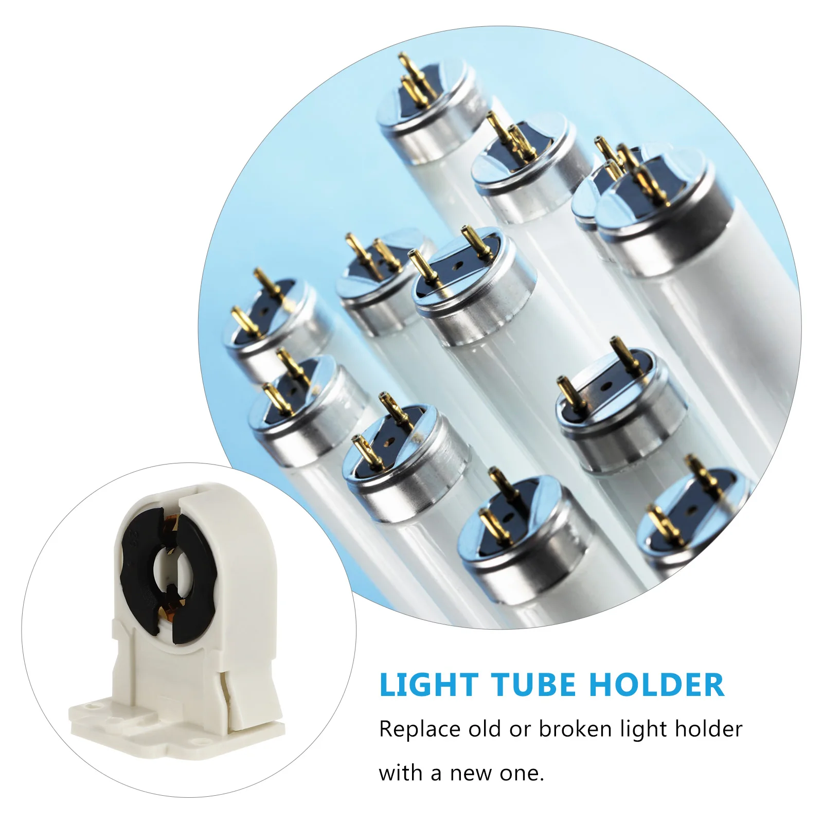 20pcs Fluorescent Lamp Holder Base Wall Mounted White Light Tube Socket Ceiling Fittings Household Replacement For
20pcs Fluorescent Lamp Holder Base Wall Mounted White Light Tube Socket Ceiling Fittings Household Replacement For