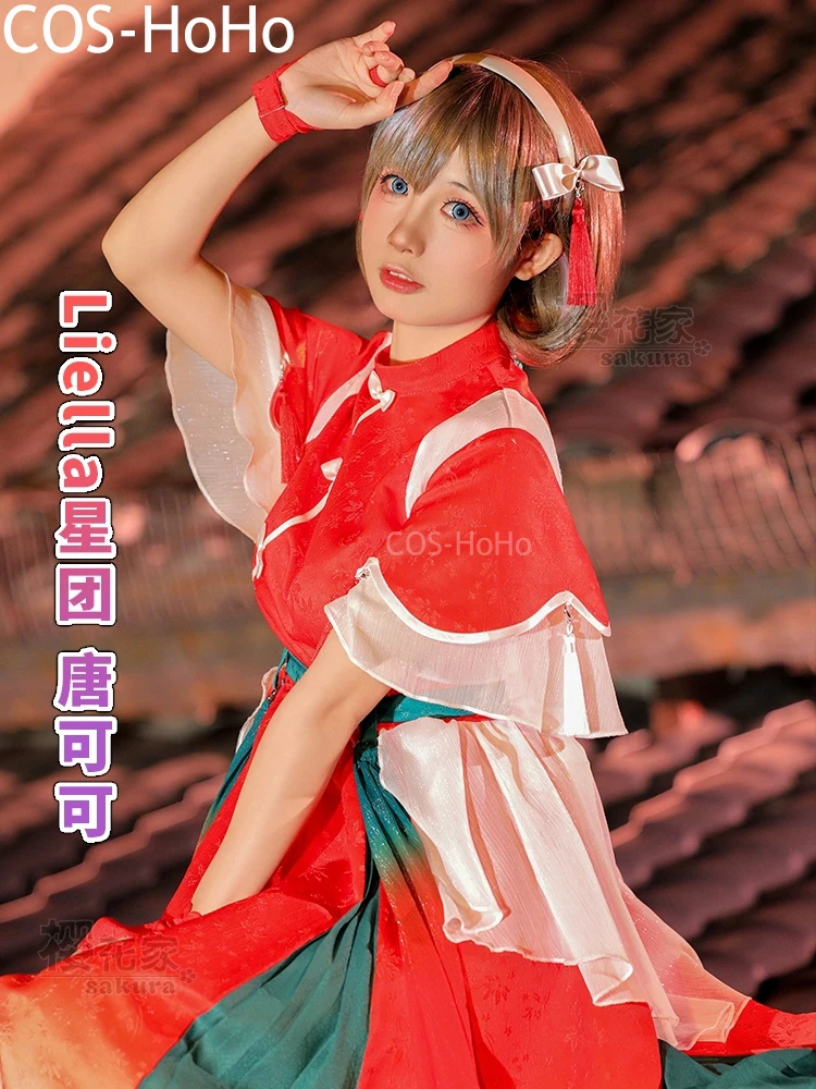 COS-HoHo Lovelive SuperStar Liella! Тан Кеке, сезон 3, поющий костюм с песнями, прекрасное платье, карнавальный костюм, наряд на Хэллоуин
COS-HoHo Lovelive SuperStar Liella! Тан Кеке, сезон 3, поющий костюм с песнями, прекрасное платье, карнавальный костюм, наряд на Хэллоуин