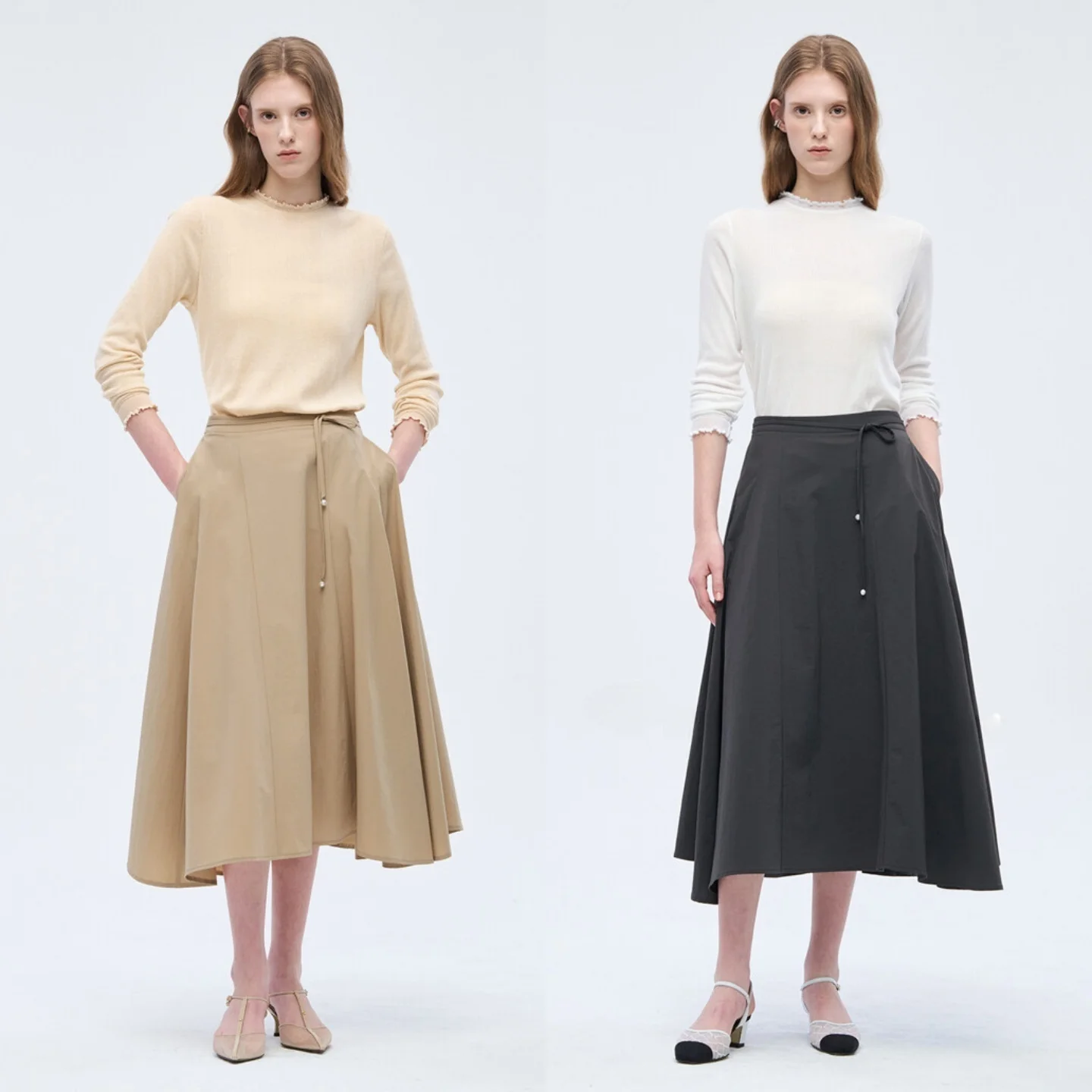 High Waist Commute Korean Style Half Skirt Pear Shape Body Essential V-Shape A-Line Skirt Women's Premium Fashion
High Waist Commute Korean Style Half Skirt Pear Shape Body Essential V-Shape A-Line Skirt Women's Premium Fashion