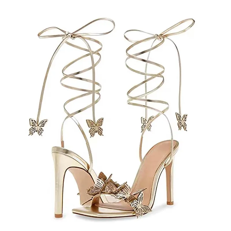 Sexy Gold Flower Head High Heels Crossed Strap Four Season Bedding Sandals Sweet Style PU Lined Fashionable Women's...
Sexy Gold Flower Head High Heels Crossed Strap Four Season Bedding Sandals Sweet Style PU Lined Fashionable Women's...