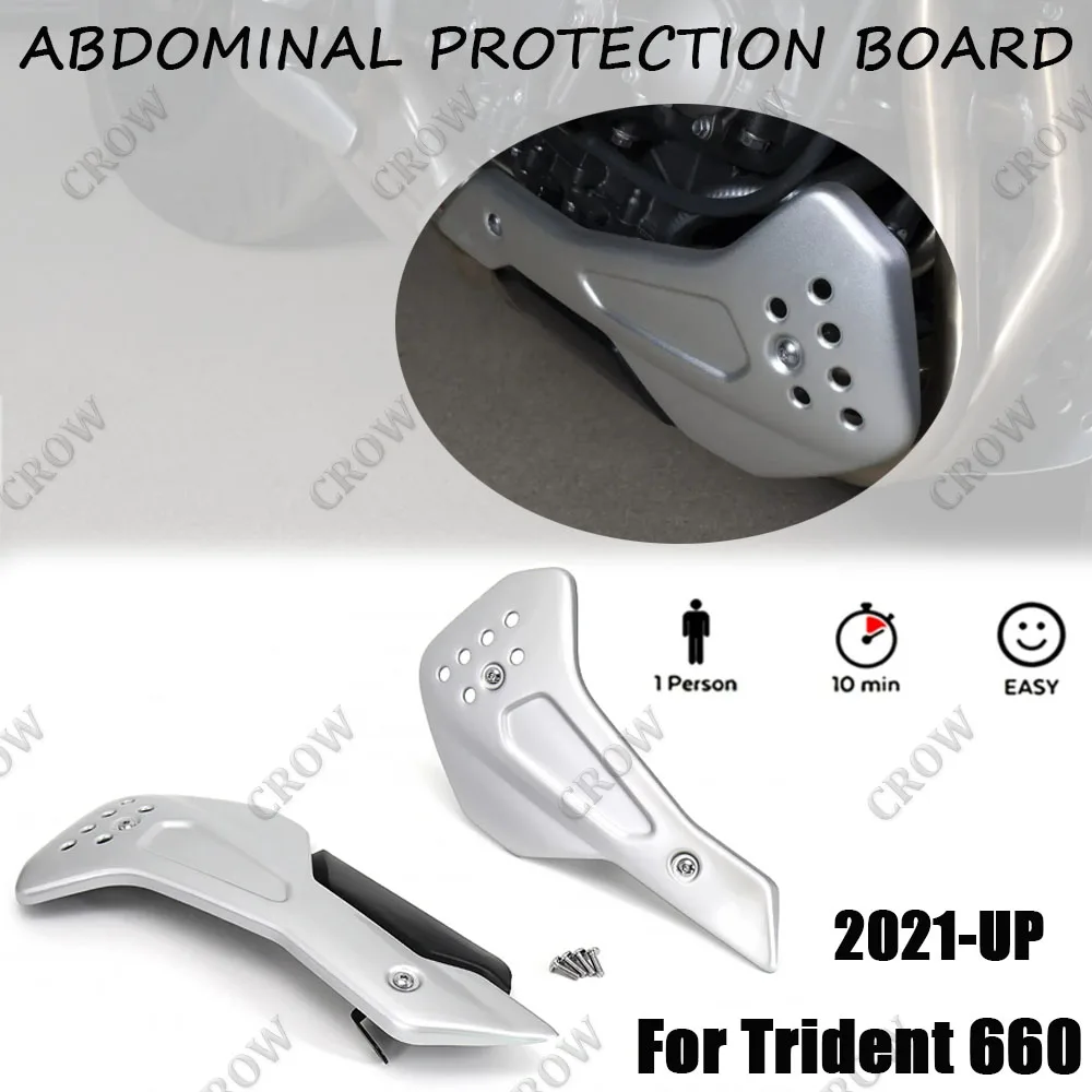 Для Trident 660 2021-UP аксессуары для мотоциклов, защитная крышка для брюшного пресса, боковая пластина для защиты живота двигателя, защита живота
Для Trident 660 2021-UP аксессуары для мотоциклов, защитная крышка для брюшного пресса, боковая пластина для защиты живота двигателя, защита живота